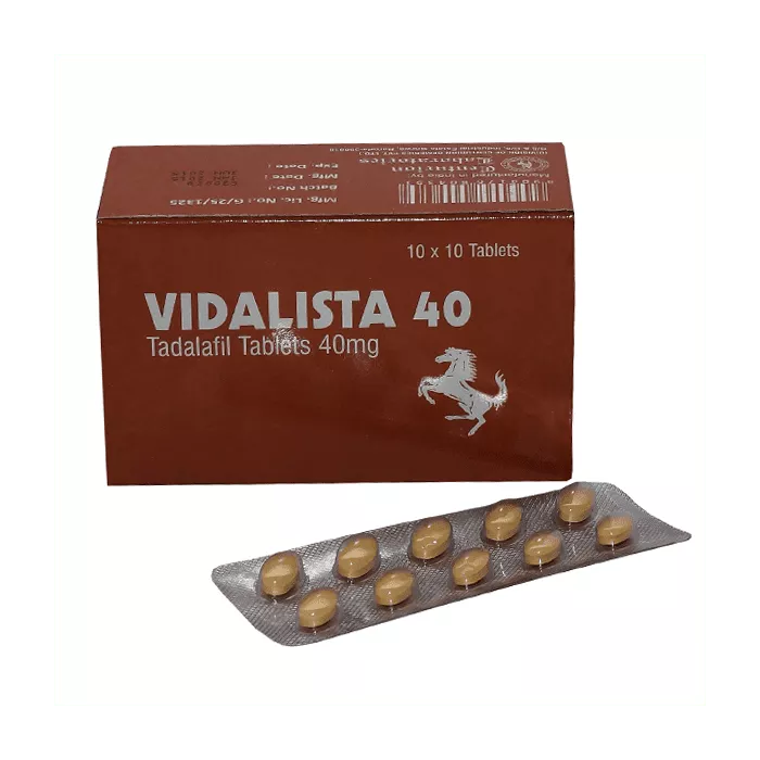 Vidalista 40 mg(Tadalafil)